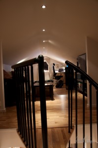View from staircase