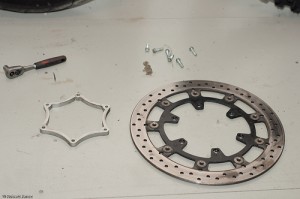 Front brake disc
