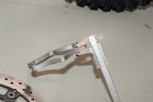 Front brake disc adapter 10mm thick