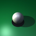 A ball with global illumination