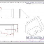 Isometric projection is a form of graphical projection — more specifically, an axonometric projection. It is a method of visually representing three-dimensional objects in two dimensions, in which the three coordinate axes appear equally foreshortened and the angles between any two of them is 120°. Isometric projection is one of the projections used in drafting engineering drawings.