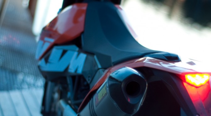 KTM 690 SMC closeup